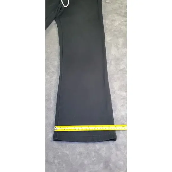 True Religion Basic Sweatpants Unisex Black Size L 100% Cotton Made In USA C32 - Picture 3 of 9